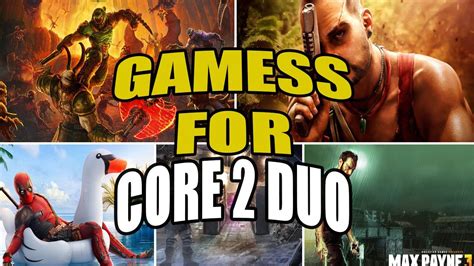 core 2 duo games without graphics card